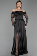 Long Black Evening Dress ABU6219