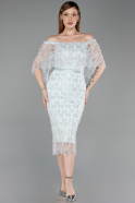 Midi Mint Beaded Cocktail Dress ABK2634