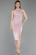 Midi Powder Color Cocktail Dress ABK2635
