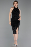 Midi Black Cocktail Dress ABK2635