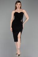 Midi Black Cocktail Dress ABK2637