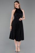 Midi Black Cocktail Dress ABK2638