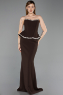 Long Brown Evening Dress ABU6239