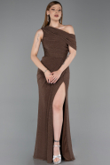 Long Brown Evening Dress ABU6240
