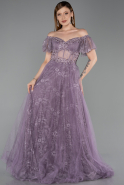 Long Lavender Evening Dress ABU6244