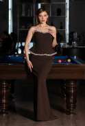 Long Brown Evening Dress ABU6239