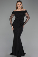 Long Black Evening Dress ABU6273