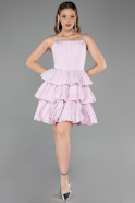 Short Powder Color Cocktail Dress ABK2656