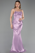 Long Lila Satin Evening Dress ABU6275