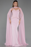 Long Powder Color Mermaid Prom Dress ABU6255