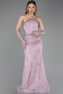 Long Lavender Dantelle Mermaid Evening Gown ABU6256