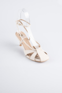 Beige Suede Evening Shoe ABN2122