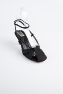 Black Suede Evening Shoe ABN2122