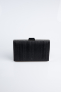 Black Laser Cut Night Bag SH801