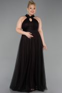 Brown Long Plus Size Evening Dress ABU3253