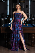 Long Fuchsia Evening Dress ABU6259