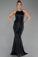 Long Black Evening Dress ABU6295