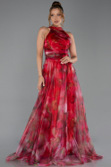 Long Fuchsia Evening Dress ABU6294