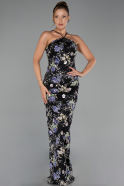 Long Black Evening Dress ABU6314