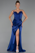 Long Parlement Satin Evening Dress ABU6320