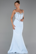 Long Light Blue Evening Dress ABU6327