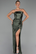 Long Olive Drab Prom Gown ABU4944