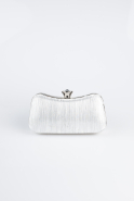 Silver Laser Cut Night Bag SH855