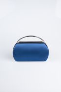 Navy Blue Satin Night Bag V351