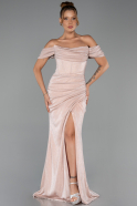 Long Powder Color Prom Gown ABU6341