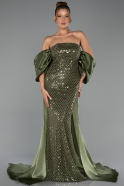 Long  Beaded Evening Dress ABU5169