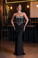 Long Black Evening Dress ABU6327