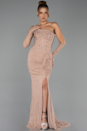 Long Onion Skin Dantelle Evening Dress ABU6355