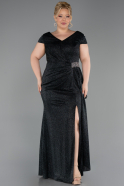 Long Emerald Green Plus Size Evening Dress ABU6362