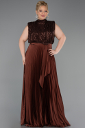 Long Brown Evening Dress ABU3326