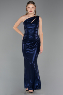 Long Navy Blue Evening Dress ABU6368
