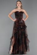 Long Brown Evening Dress ABU3360