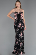 Long Black Evening Dress ABU6299