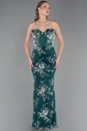 Long Emerald Green Evening Dress ABU6299