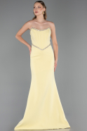 Long Yellow Evening Dress ABU5747