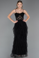 Long Black Evening Dress ABU2822