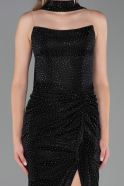 Long Black Prom Gown ABU6378