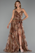 Long Olive Drab Evening Dress ABU5053