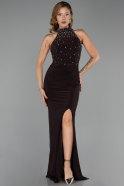 Long Brown Evening Dress ABU5422