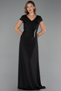 Long Black Formal Plus Size Dress ABU6410
