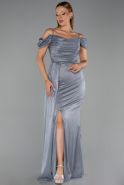 Long Anthracite Evening Dress ABU2835