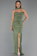 Long Oil Green Prom Gown ABU5564