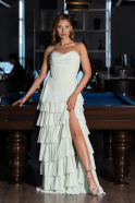 Long Mint Chiffon Prom Gown ABU6397