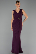 Long Plum Evening Dress ABU6524