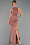 Long Light Brown Evening Dress ABU6083