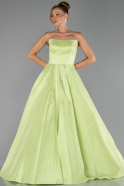 Long Pistachio Green Evening Dress ABU6502